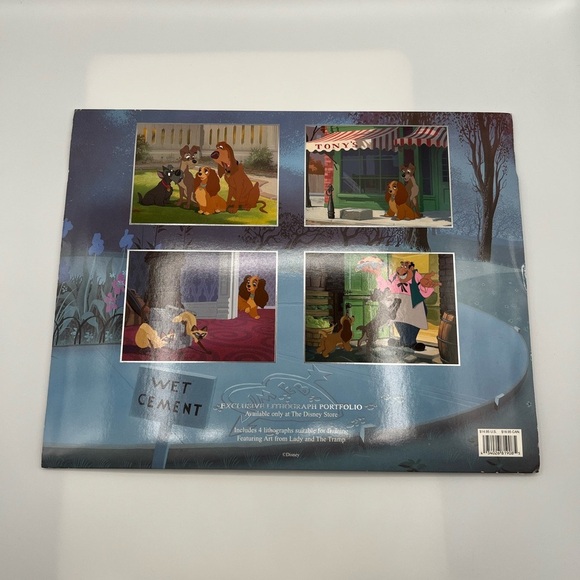 Disney Other - Disney Set Of 4 Lady & the Tramp Exclusive Commemorative Lithograph Prints 1994